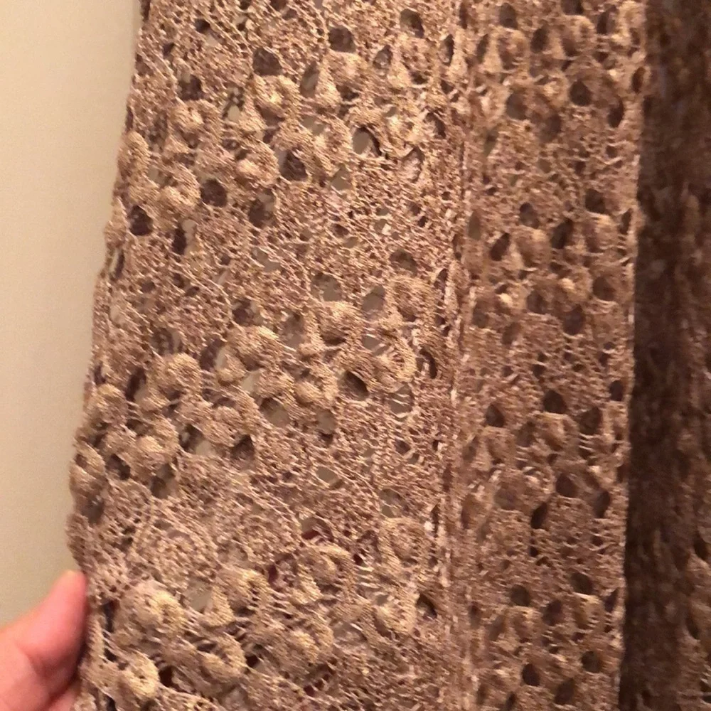 Elif For Jordan Taylor Sundance Gilded Mesh Cover Up Gold S
